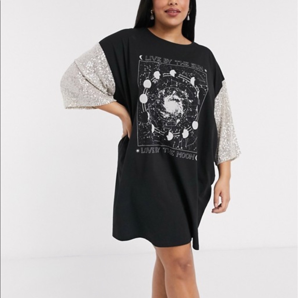 Asos tee shirt dress